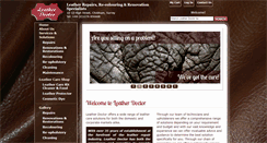 Desktop Screenshot of leather-doctor.co.uk